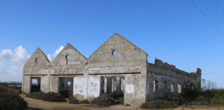 La nave en ruinas del caño Chico